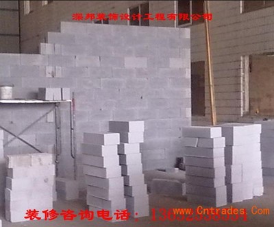 福永工廠車間倉庫輕質磚隔墻 福永廠房裝修公司