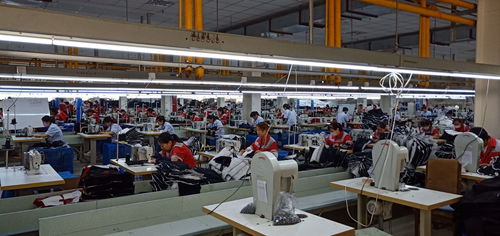 咸陽市新興紡織工業(yè)園實力雄厚 智能化服裝工廠初露鋒芒